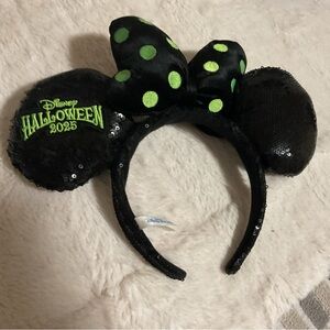 Disney 2025 Halloween Headband - Black and Green